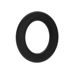 FORTO F-61 Penisring 3er-Set aus Silikon Schwarz