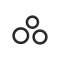 FORTO F-39 Trio Cockring Set aus Silikon Schwarz