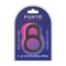 FORTO F-41 Cock & Ball Ring aus Silikon Schwarz