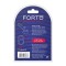 FORTO F-41 Cock & Ball Ring aus Silikon Schwarz