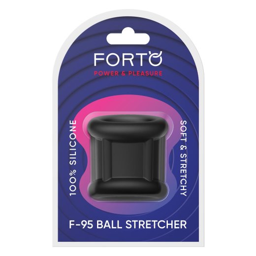FORTO F-95 Ball Stretcher aus Silikon Schwarz