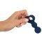 MAGIC SHIVER Analplug mit herzförmigem Griff Blau