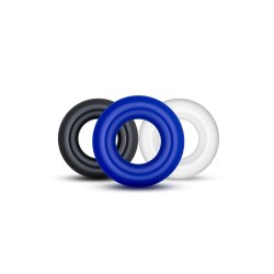 BLUSH Stay Hard Donut Rings 3er-Set Penisringe aus TPE