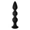 FORTO F-42 Spiral Beads Anal-Plug aus Silikon Schwarz