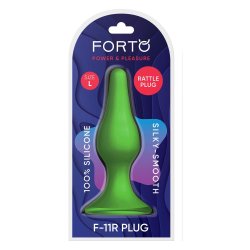 FORTO F-11R Rattler Lungo Anal-Plug aus Silikon Large...