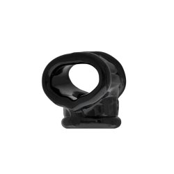 OXBALLS Cocksling Fit Penisring & Hodenstrecker aus Flex-TPR Schwarz