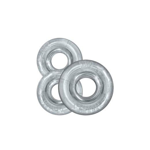 OXBALLS Rimringz 3er-Pack Penisringe aus TPR Transparent