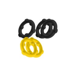 OXBALLS Gearheads 5er-Pack Penisringe aus Silikon...