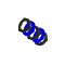 OXBALLS Gearheads 5er-Pack Penisringe aus Silikon Schwarz/ Blau