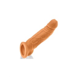 OXBALLS Coach Cocksheath aus Flex-TPR Skinz Peachy