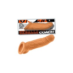 OXBALLS Coach Cocksheath aus Flex-TPR Skinz Peachy