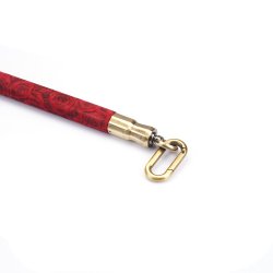 LIEBE SEELE Kinbaku Ukiyoe Leather Spreader Bar Red Rosy