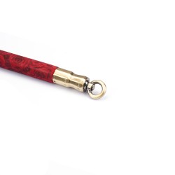LIEBE SEELE Kinbaku Ukiyoe Leather Spreader Bar Red Rosy
