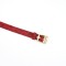 LIEBE SEELE Kinbaku Ukiyoe Luxury Leather Blindfold Red Rosy