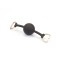 LIEBE SEELE Kinbaku Ukiyoe Luxury Leather Ball Gag Red Rosy