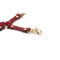 LIEBE SEELE Kinbaku Ukiyoe Luxury Leather Hog Tie Red Rosy