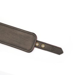 LIEBE SEELE Kinbaku Ukiyoe Luxury Leather Hand Cuffs Red Rosy