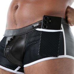 TOF Kinky Full Zip Trunk Schwarz/Weiss