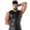 TOF Kinky Zipped Tank Top Schwarz