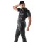 TOF Kinky Zipped Vest Schwarz