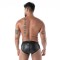 TOF Kinky Full Zip Brief Schwarz