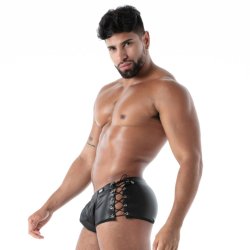 TOF Kinky Laced Trunk Schwarz