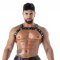 TOF Kinky Bulldog Harness Schwarz
