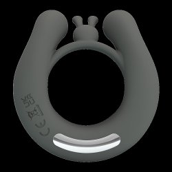 PRETTY LOVE Dahlia Master Ring mit Vibration Grau