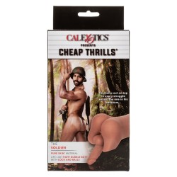 CALEXOTICS Cheap Thrills The Soldier Ass Stroker Caramel
