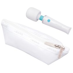 LE WAND Classique Mini Rechargeable Vibrating Massager Weiss