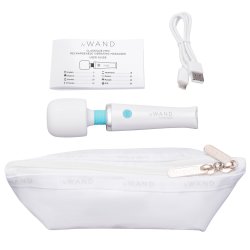 LE WAND Classique Mini Rechargeable Vibrating Massager Weiss