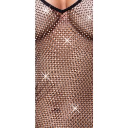 COTTELLI  Partykleid mit Strass Schwarz