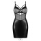 OBSESSIVE Dominna Chemise & Thong Schwarz