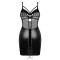 OBSESSIVE Dominna Chemise & Thong Schwarz