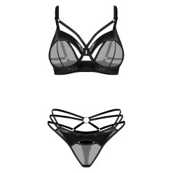 OBSESSIVE Dominna Dessous-Set 2-teilig Schwarz