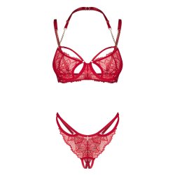 OBSESSIVE Matildea Dessous-Set 2-teilig Rot