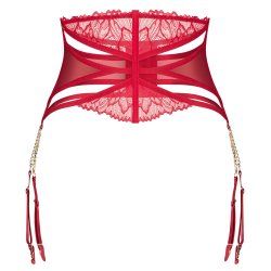 OBSESSIVE Matildea Garter Belt Rot
