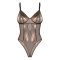 OBSESSIVE Soranna Teddy mit offenem Schritt Gold