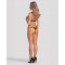 OBSESSIVE Euridia Cupless & Crotchless Dessous-Set 2-teilig Schwarz