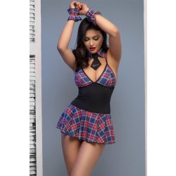 CHILIROSE Schulmädchen Kostüm 5-teilig