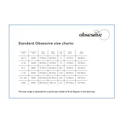 OBSESSIVE Picantina Crotchless Thong Schwarz