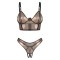 OBSESSIVE Soranna Dessous-Set 2-teilig Gold