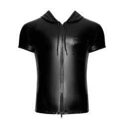 NOIR HANDMADE Vexen Hooded T-Shirt Schwarz