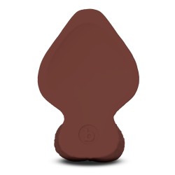 B-VIBE Slipskin Girthy Dildo Ø 5,0 cm x 17,8 cm Braun