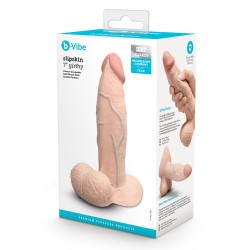 B-VIBE Slipskin Girthy Dildo Ø 5,0 cm x 17,8 cm Cream