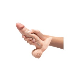 B-VIBE Slipskin Girthy Dildo Ø 5,0 cm x 17,8 cm Cream