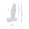B-VIBE Slipskin Girthy Dildo Ø 5,0 cm x 17,8 cm Cream