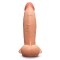 B-VIBE Slipskin Girthy Dildo Ø 6,8 cm x 20,4 cm Mocca