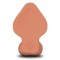 B-VIBE Slipskin Girthy Curvy Dildo Ø 4.2 cm x 16,7 cm Mocca