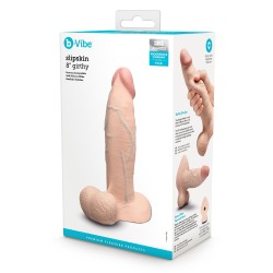 B-VIBE Slipskin Girthy Dildo Ø 6,8 cm x 20,4 cm Cream